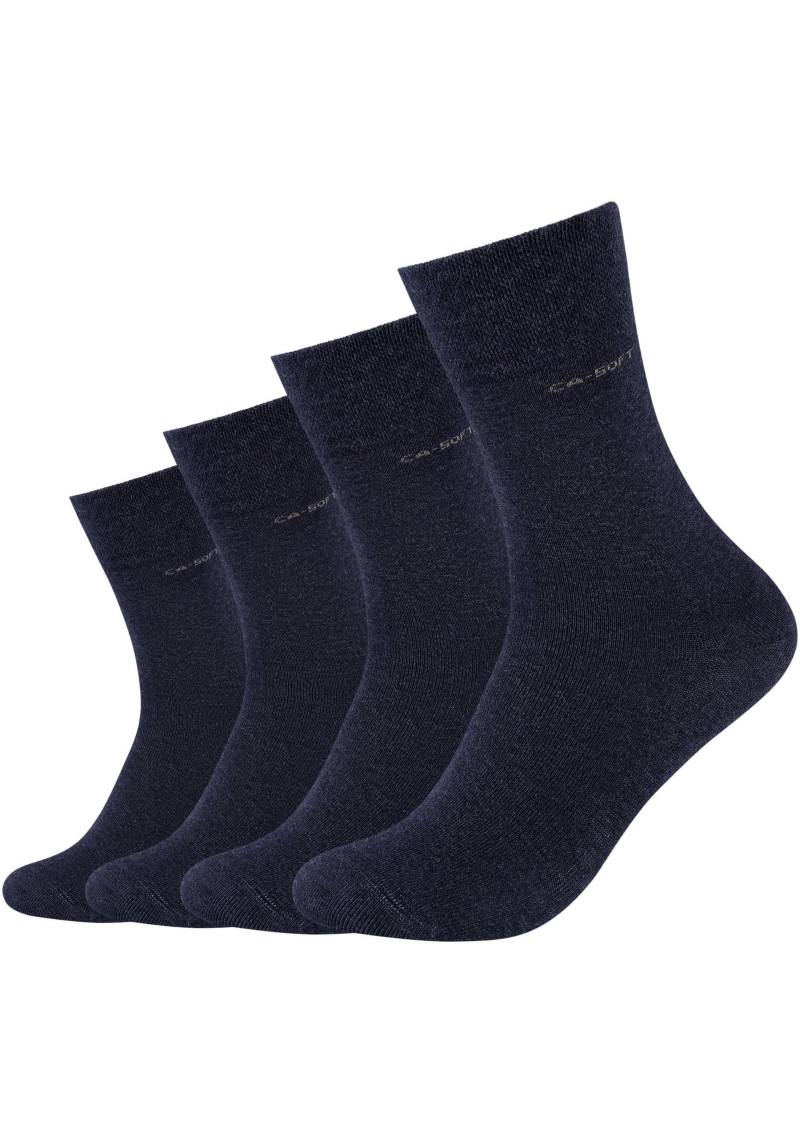 Camano Socken, (4er Pack), mit verstärktem Fersen- und Zehenbereich von CAMANO