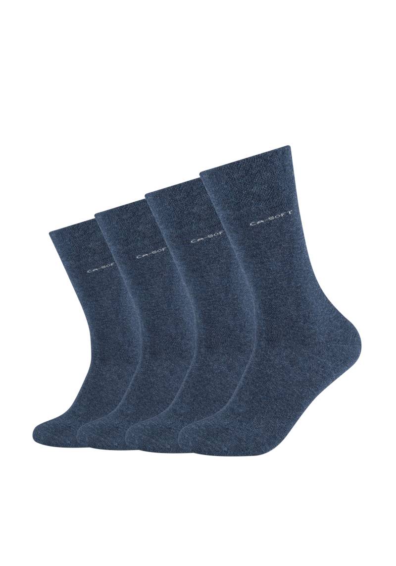 Camano Socken, (4er Pack), mit verstärktem Fersen- und Zehenbereich von CAMANO