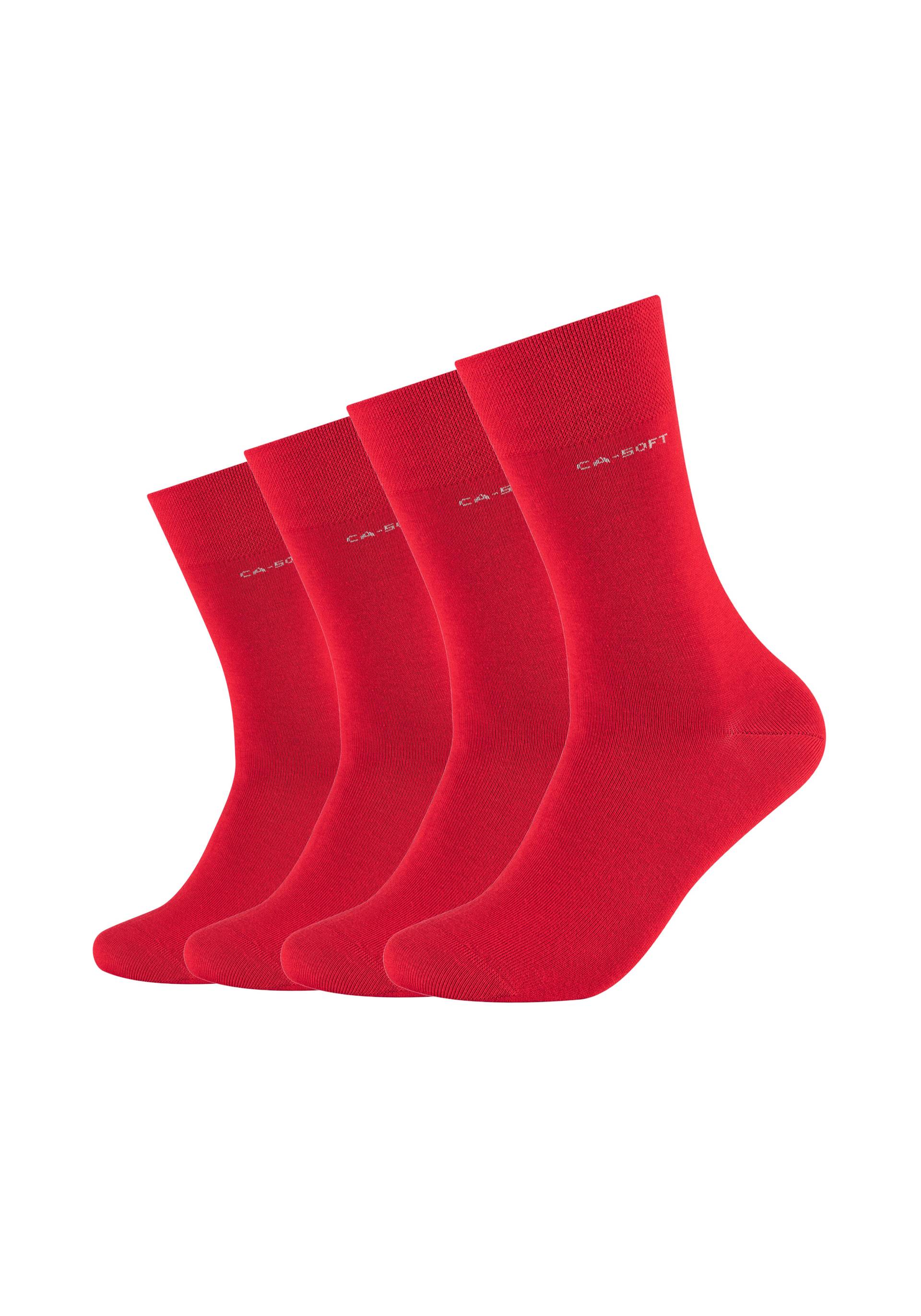 Camano Socken »ca-soft«, (4er Pack), mit verstärktem Fersen- und Zehenbereich von CAMANO