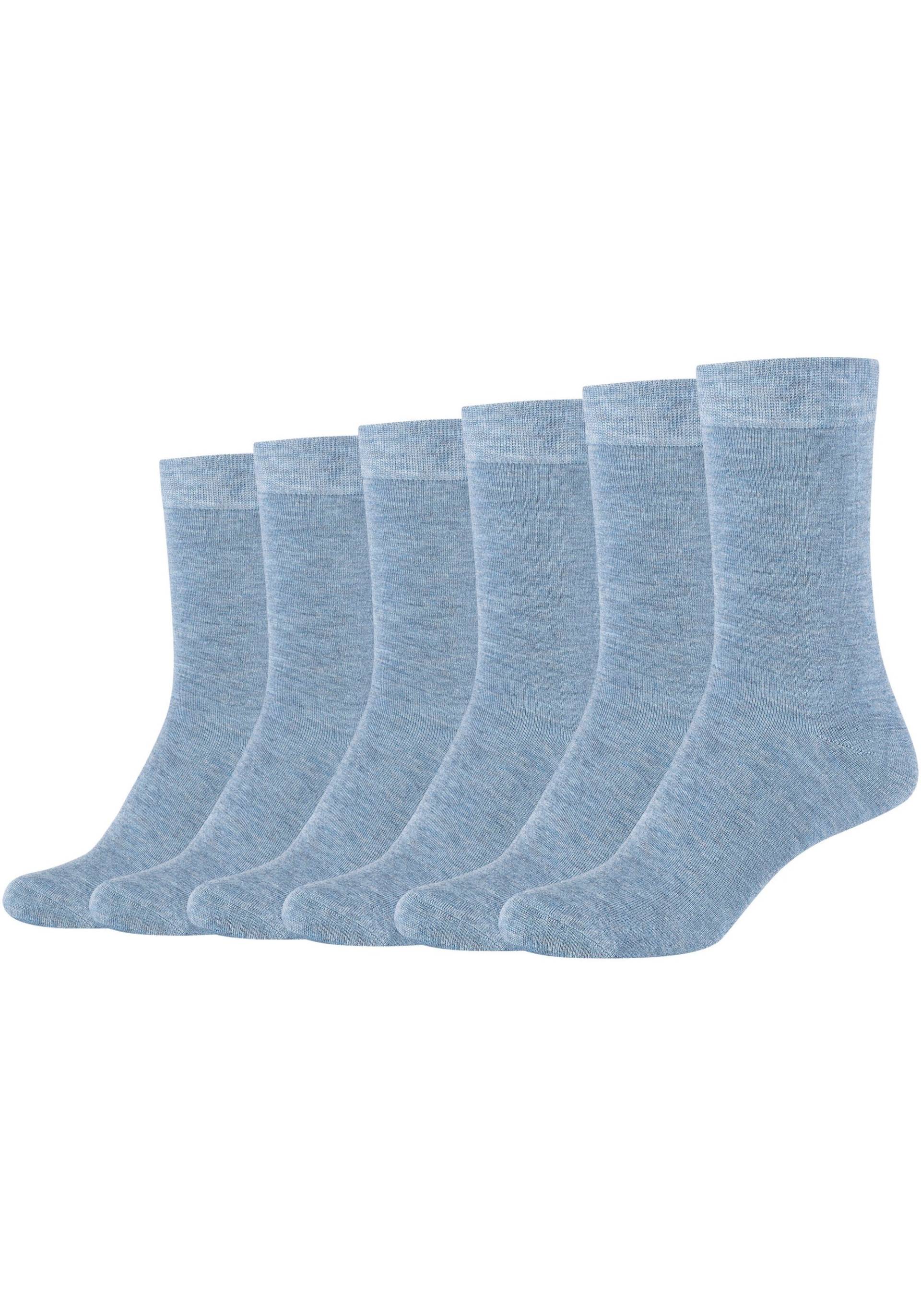 Camano Socken, (6er Pack), Mit hangekettelter Zehennaht von CAMANO