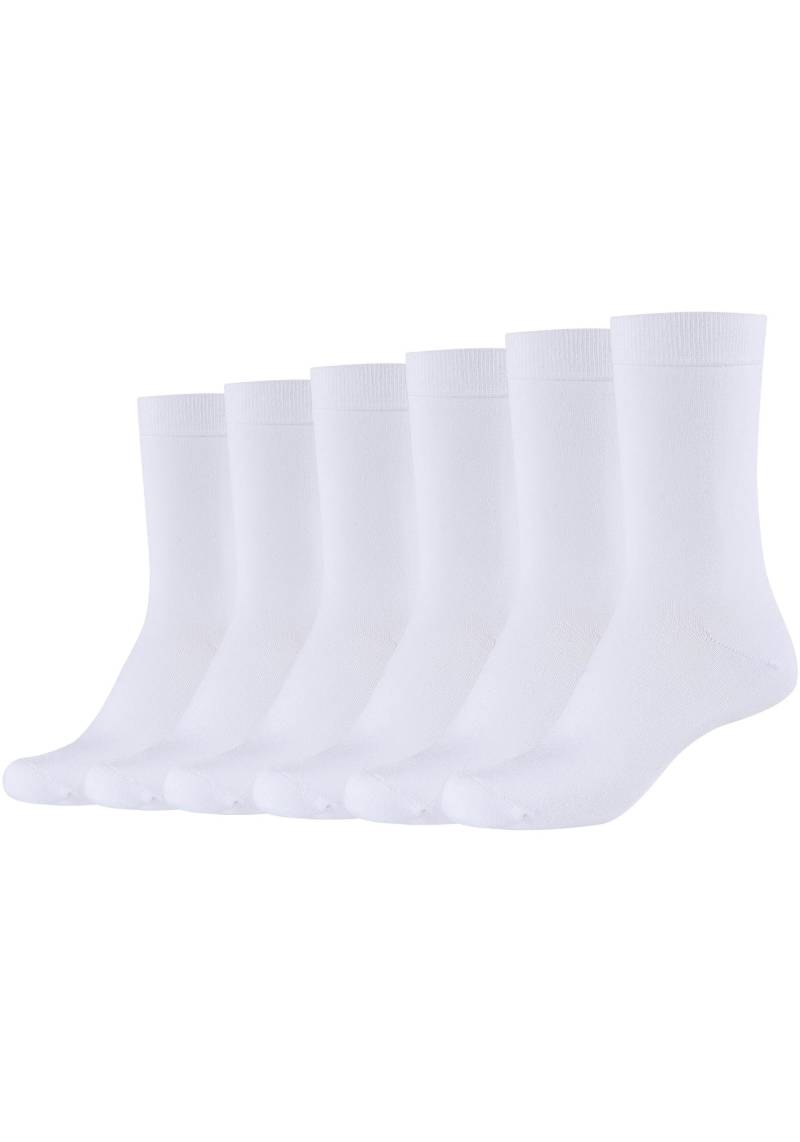 Camano Socken, (6er Pack), Mit hangekettelter Zehennaht von CAMANO