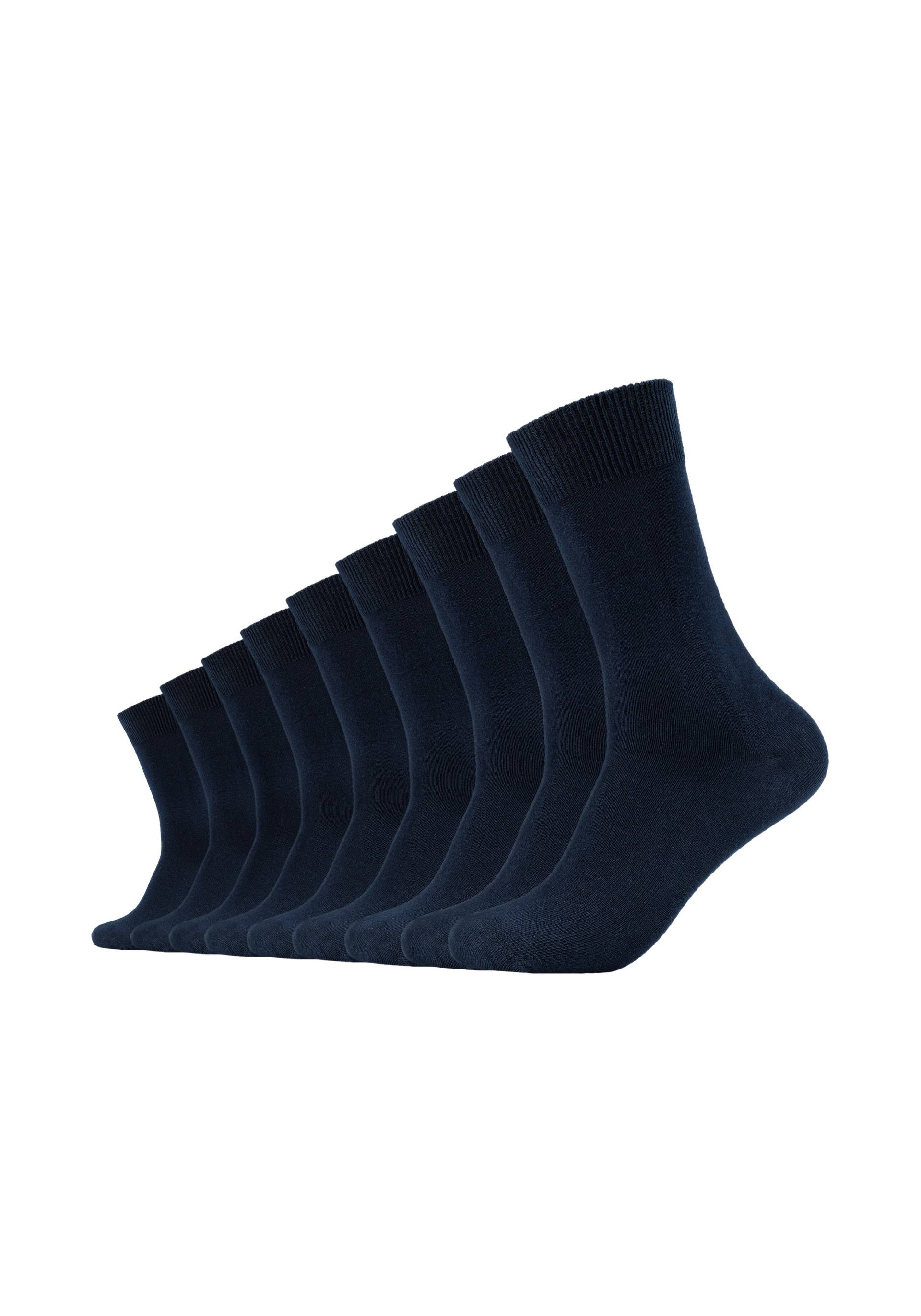 Camano Socken, (Packung, 9er-Pack), mit verstärktem Fersen- und Zehenbereich von CAMANO