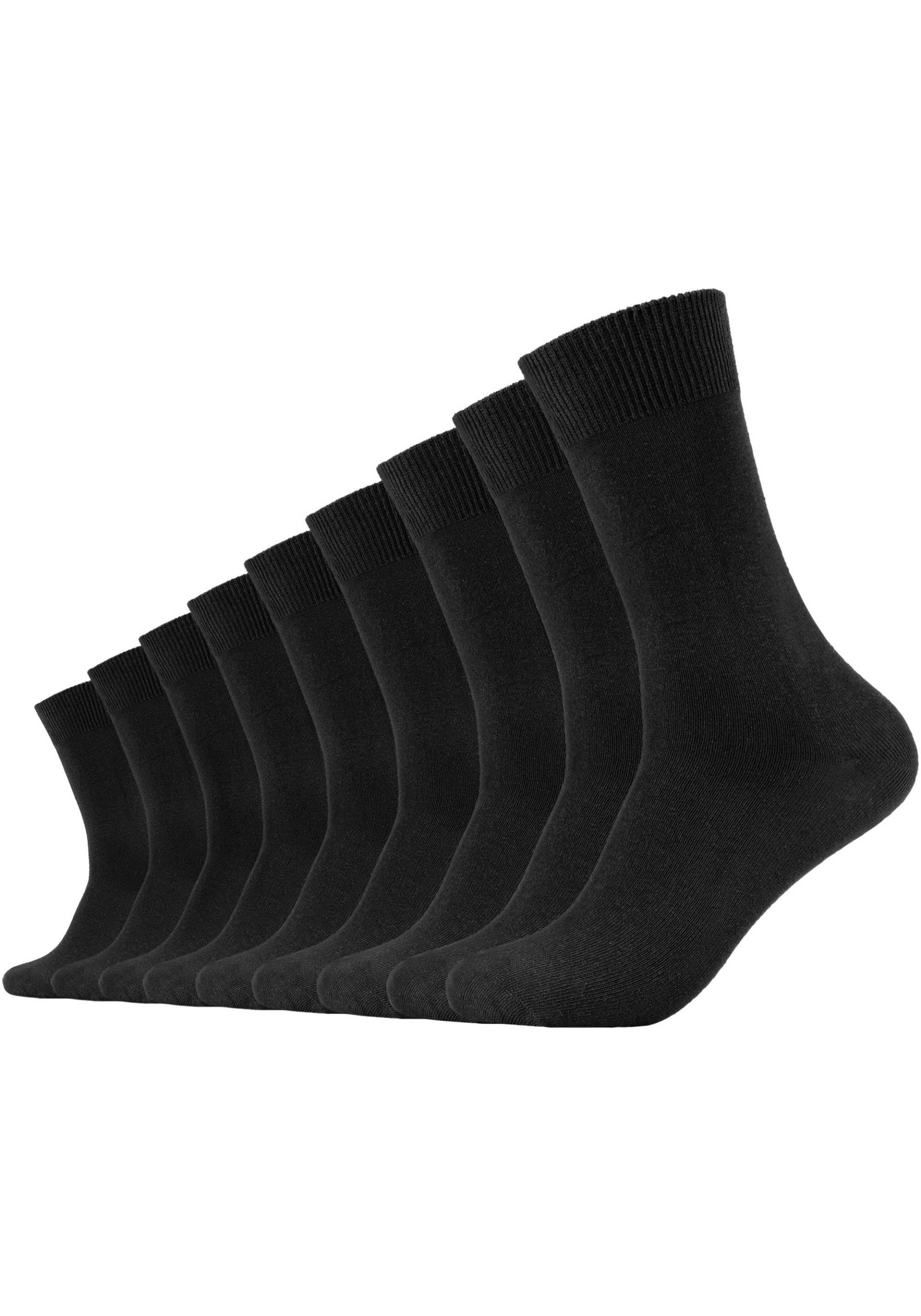 Camano Socken, (9er Pack), mit verstärktem Fersen- und Zehenbereich von CAMANO