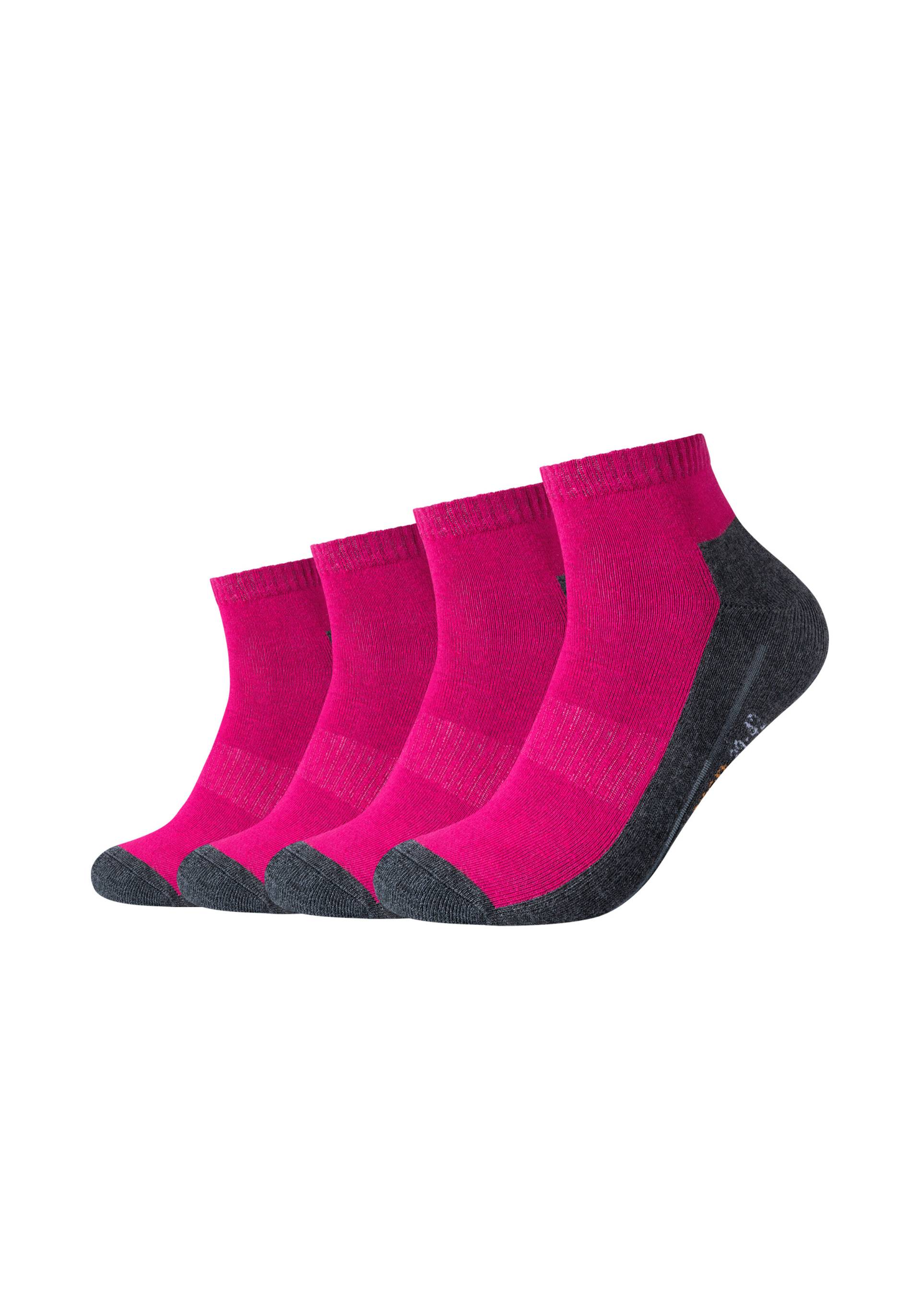 Camano Sportsocken, (4er-Pack), mit entlastender Halbplüschsohle von CAMANO