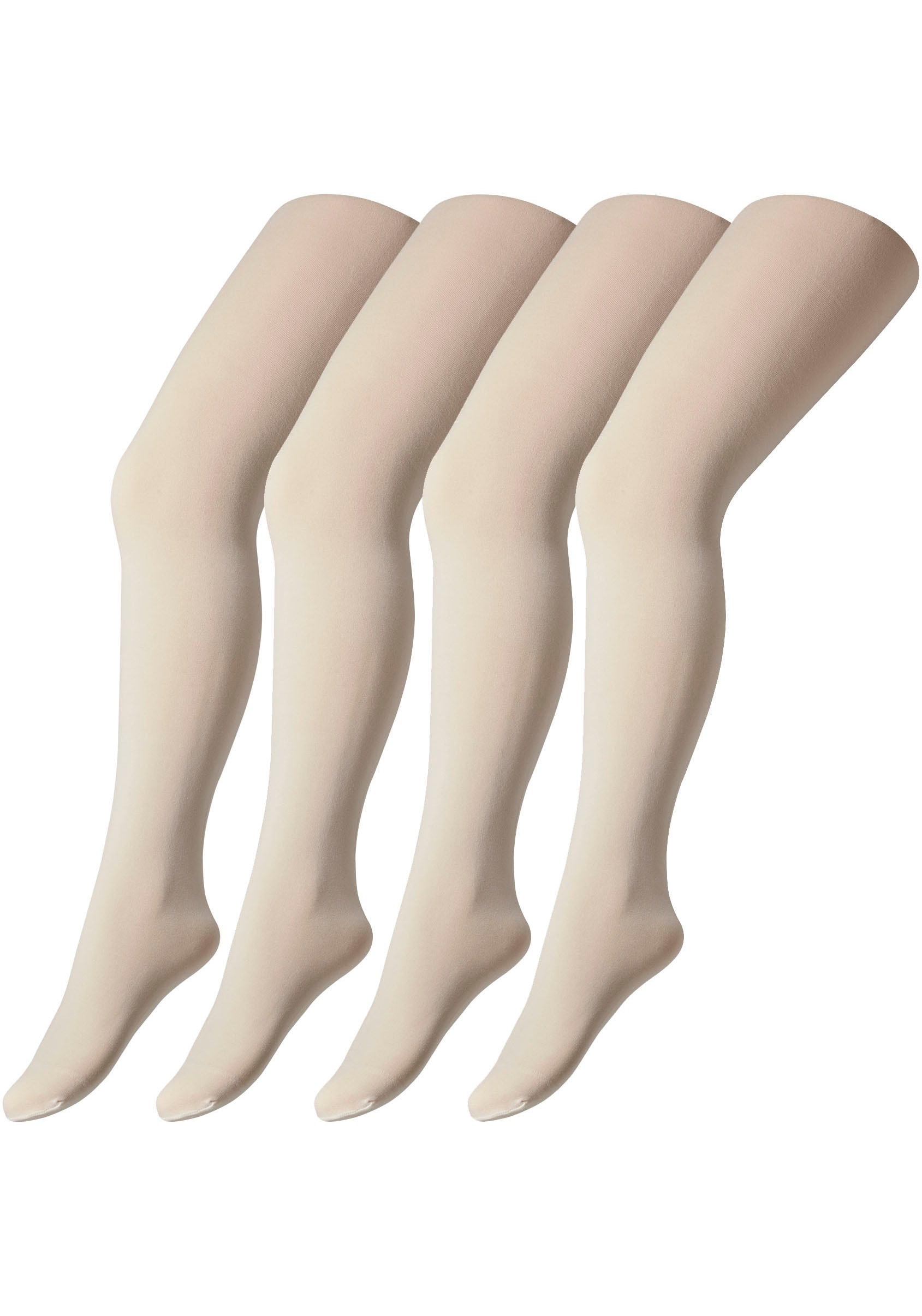 Camano Strumpfhose, (Set, 4er-Pack), mit flachen Nähten von CAMANO