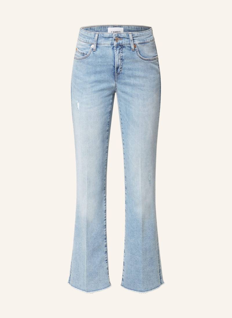 Cambio 7/8-Bootcut Jeans Paris blau von CAMBIO