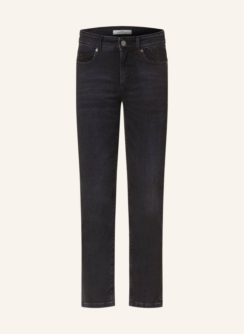 Cambio 7/8-Jeans Piper Mit Schmucksteinen schwarz von CAMBIO