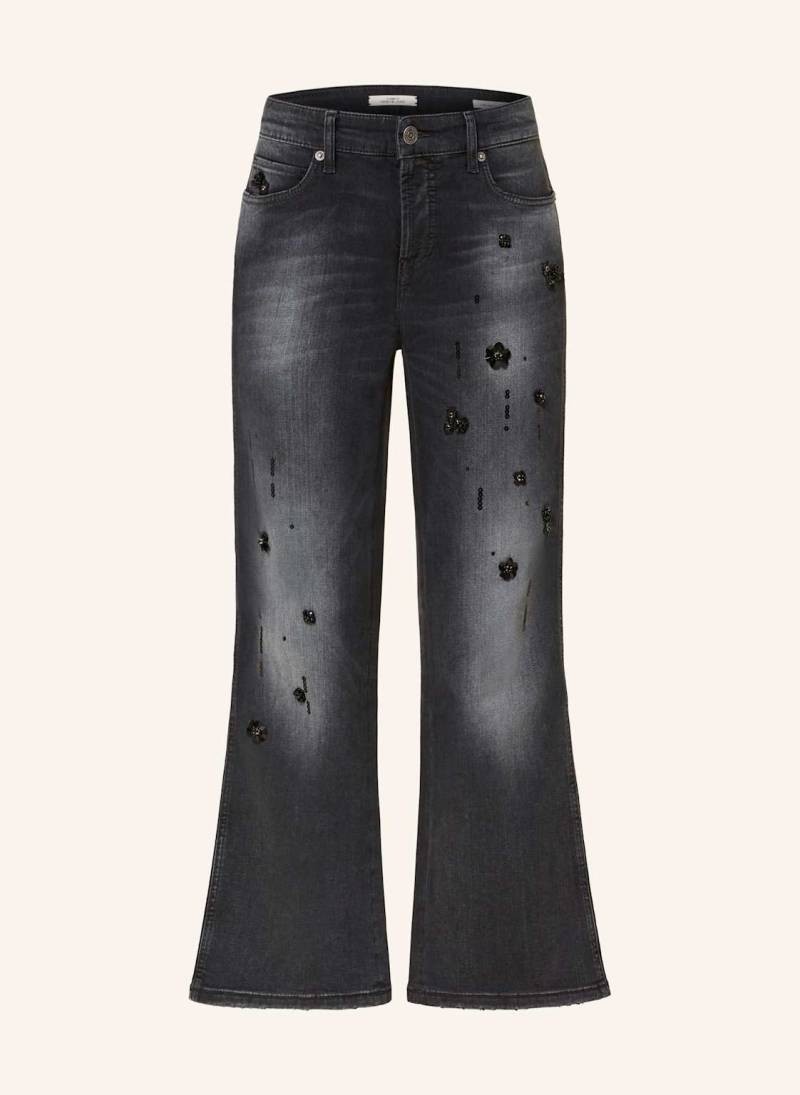 Cambio Flared Jeans Francesca Mit Pailletten schwarz von CAMBIO