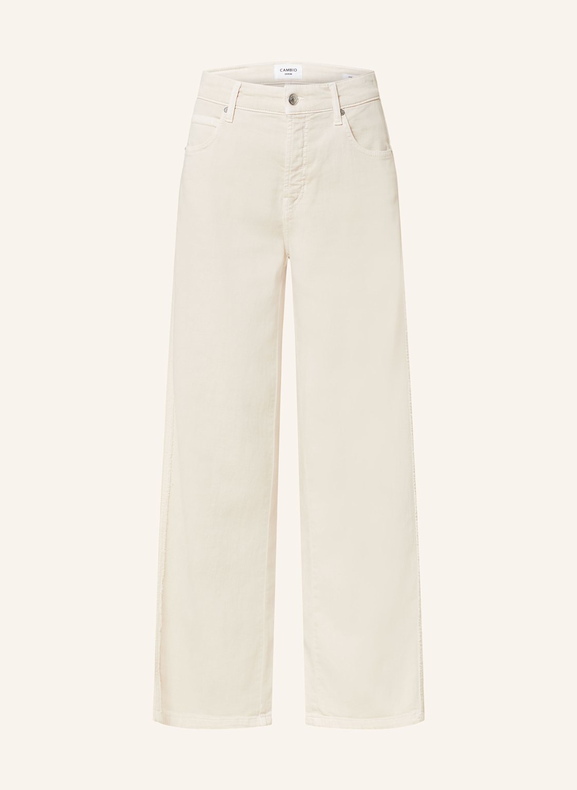 Cambio Flared Jeans Palazzo beige von CAMBIO