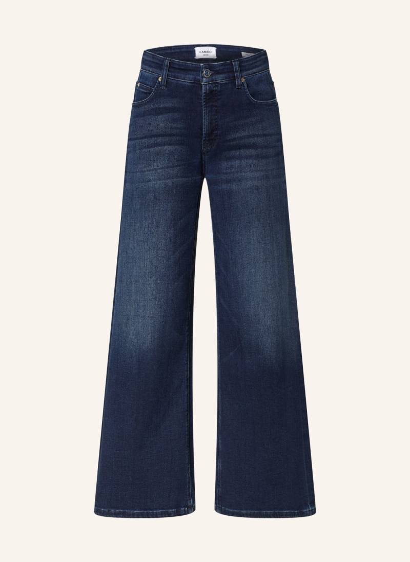 Cambio Flared Jeans Palazzo blau von CAMBIO