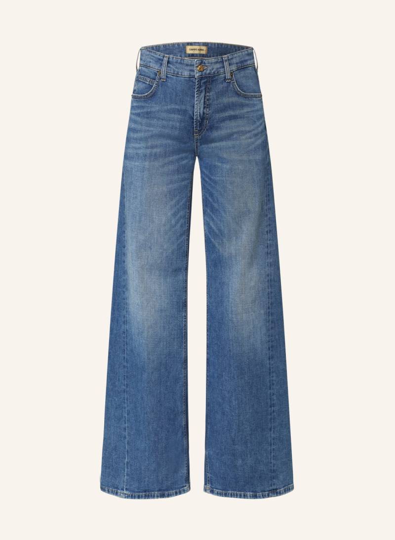 Cambio Flared Jeans Palazzo blau von CAMBIO