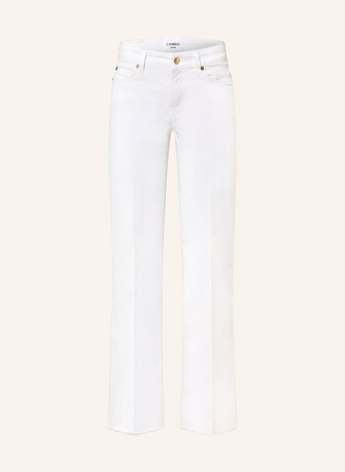 Cambio Flared Jeans Paris weiss von CAMBIO