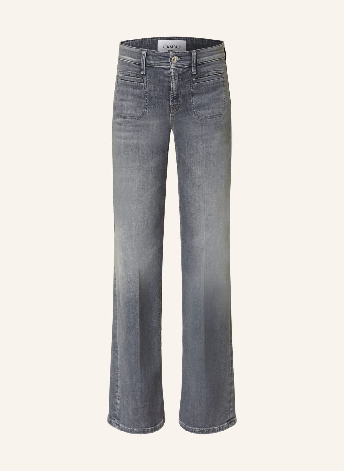 Cambio Flared Jeans Tess grau von CAMBIO