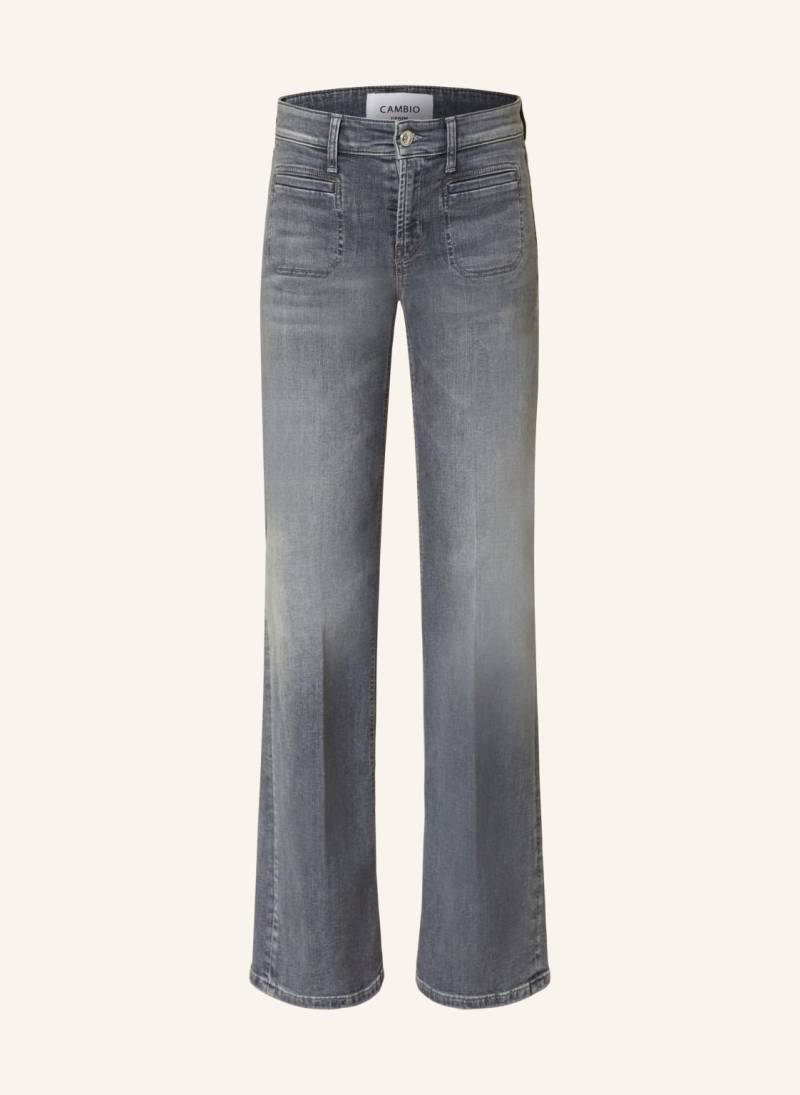 Cambio Flared Jeans Tess grau von CAMBIO