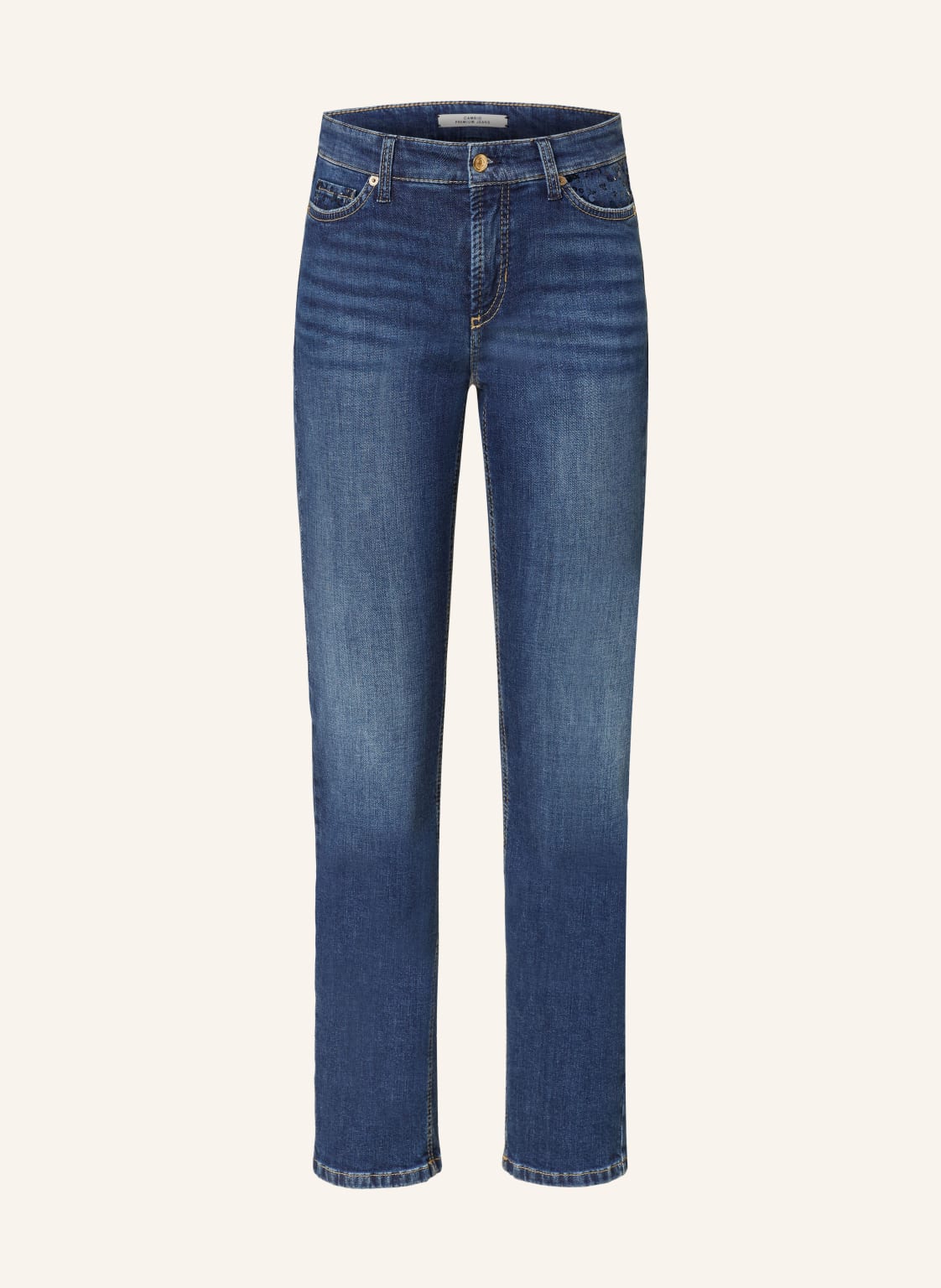 Cambio Jeans Piper Mit Pailletten blau von CAMBIO