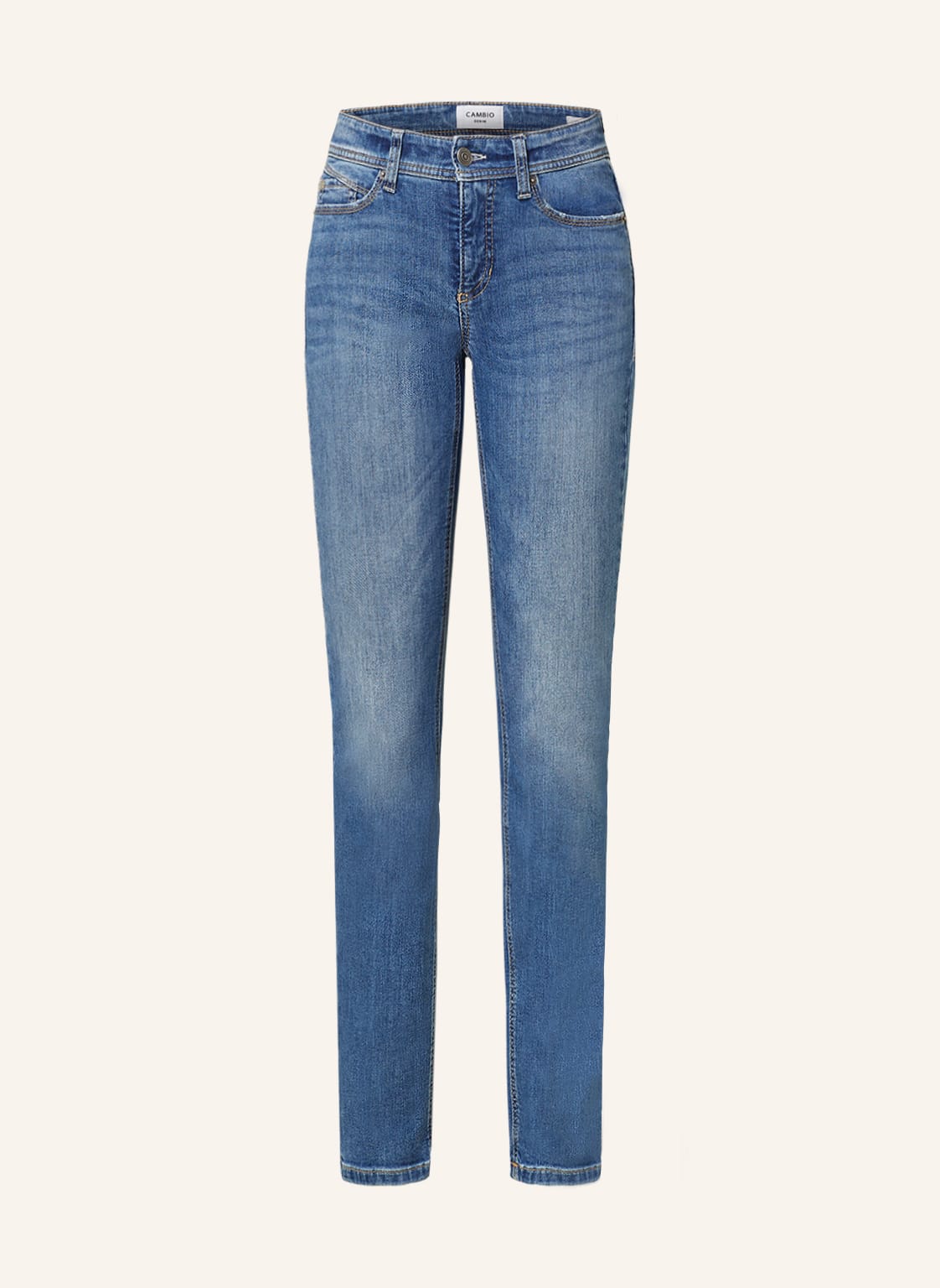 Cambio Skinny Jeans Parla Mit Schmucksteinen blau von CAMBIO