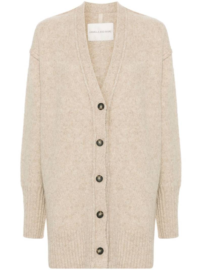 CAMILLA AND MARC Andes brushed cardigan - Neutrals von CAMILLA AND MARC