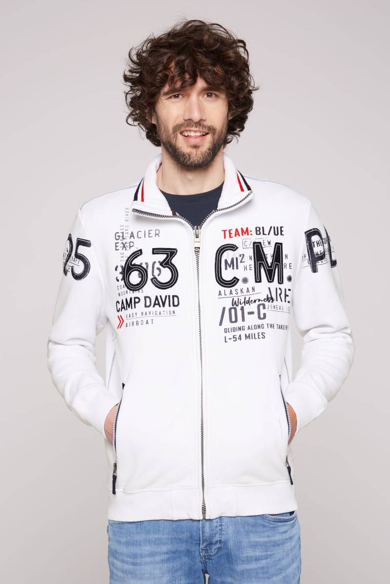 CAMP DAVID Hoodie, mit Label-Applikationen von CAMP DAVID