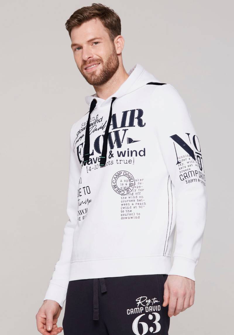 CAMP DAVID Hoodie, mit Logo-Prints von CAMP DAVID