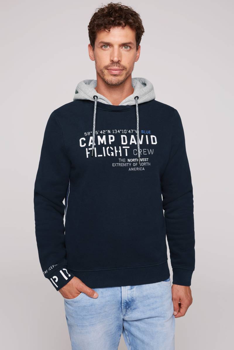 CAMP DAVID Kapuzensweatshirt, mit Frontprint von CAMP DAVID