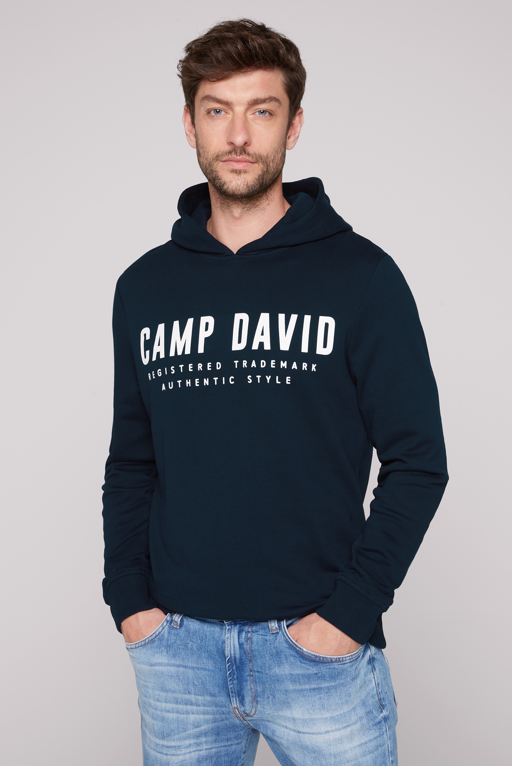 CAMP DAVID Kapuzensweatshirt, mit Logo-Print von CAMP DAVID