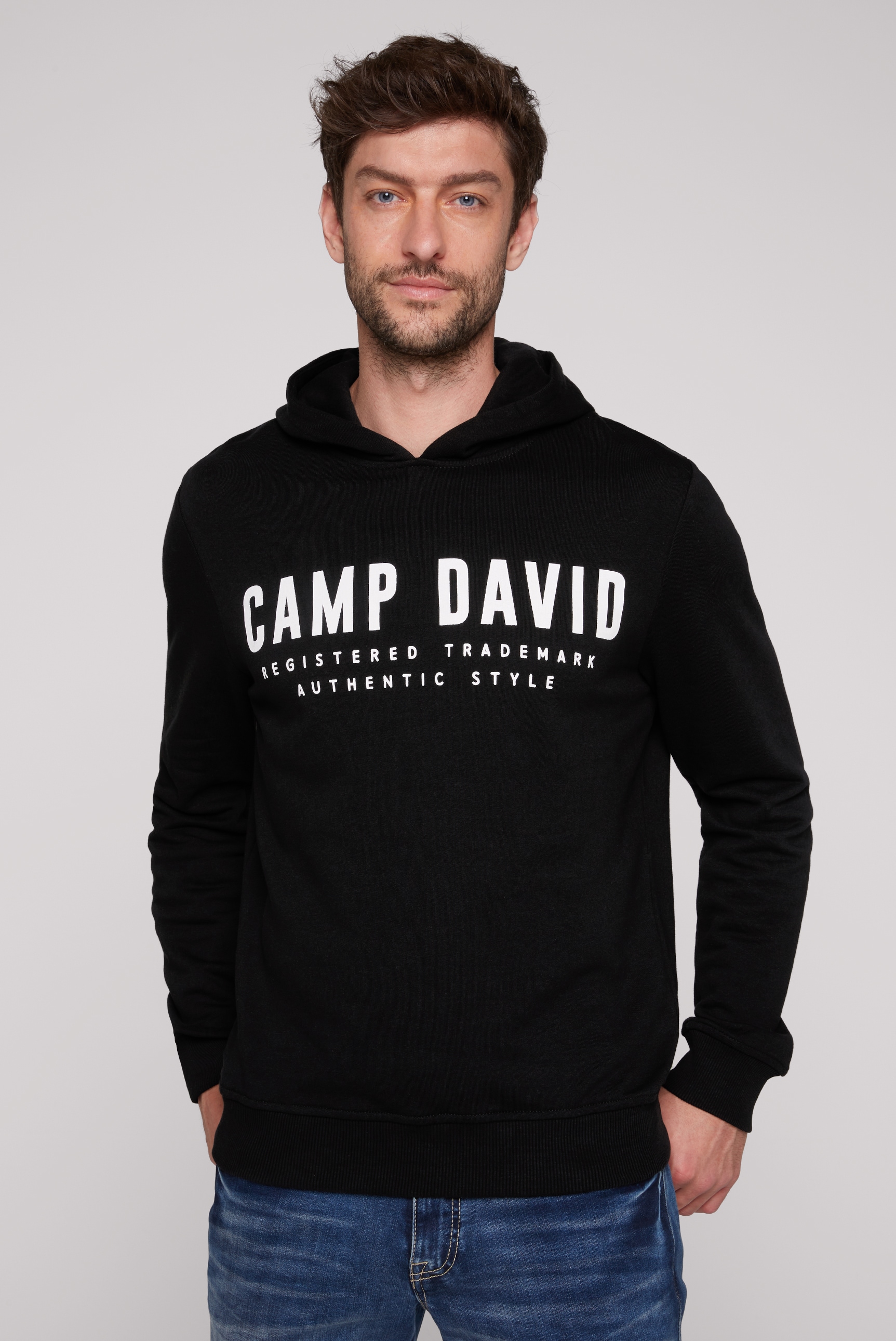 CAMP DAVID Kapuzensweatshirt, mit Logo-Print von CAMP DAVID