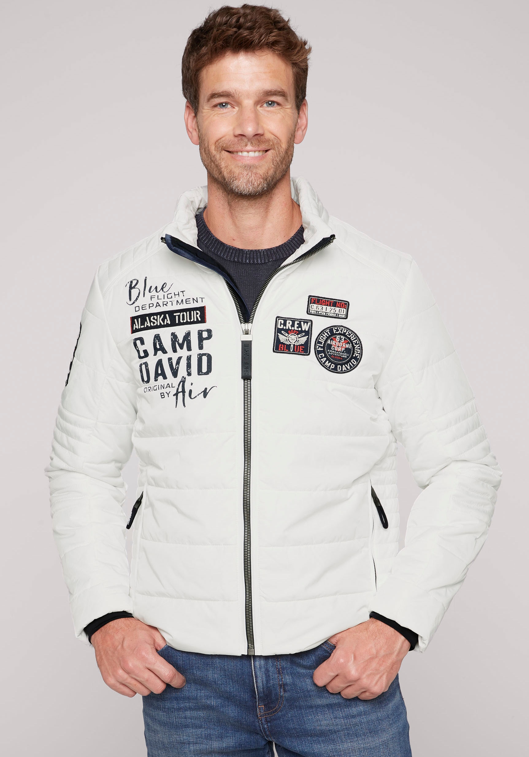CAMP DAVID Outdoorjacke, mit Windbreaker-Bündchen im Ärmel CAMP DAVID Outdoorjacke, mit Windbreaker-Bündchen im Ärmel von CAMP DAVID