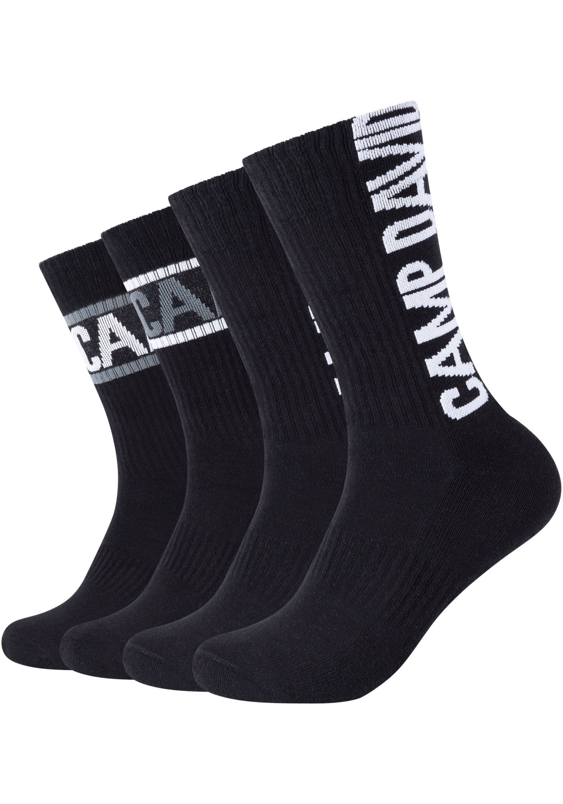 CAMP DAVID Socken »cushioned«, (4er Pack), mit auffälligem Markenlogo-Design von CAMP DAVID