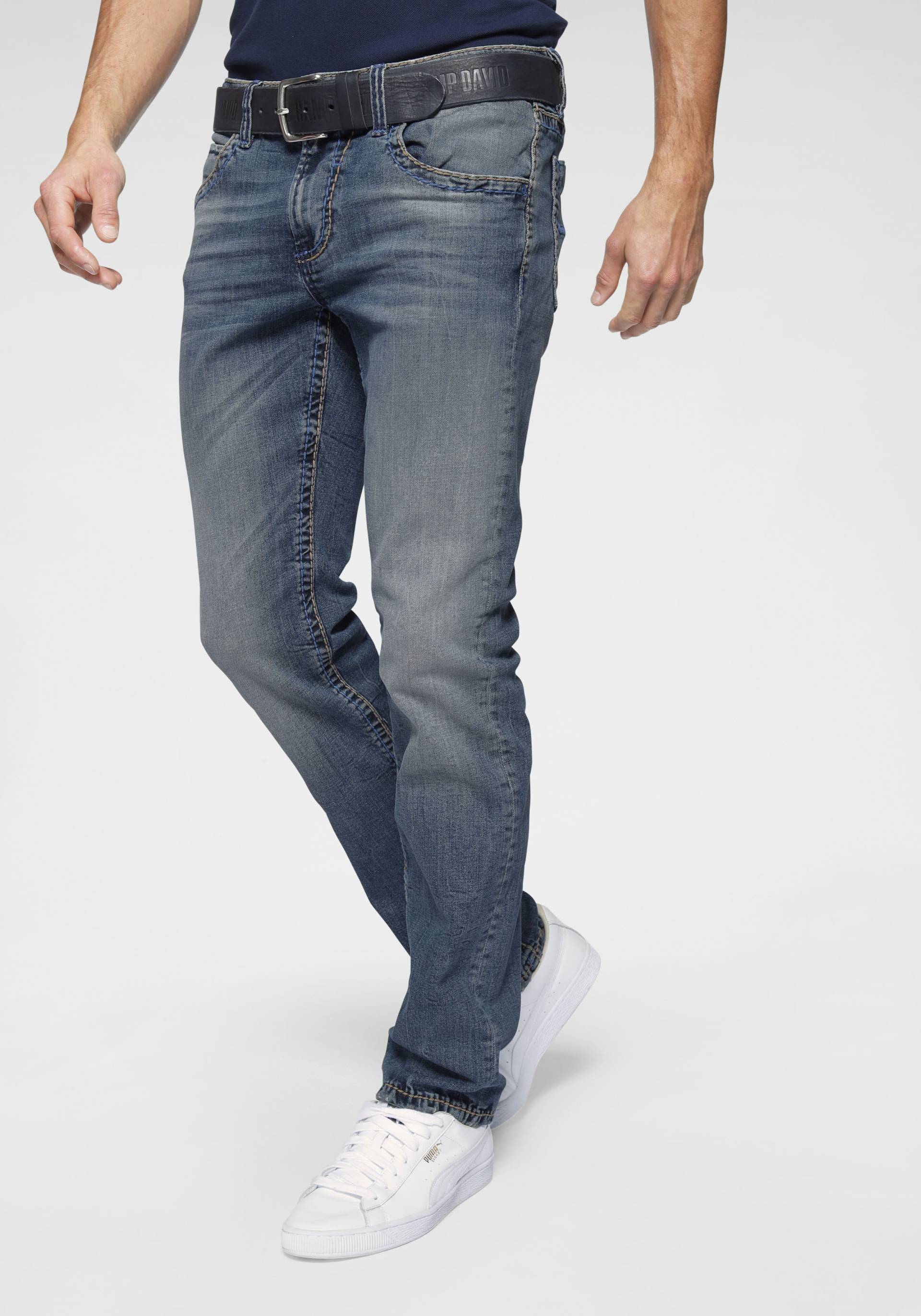 CAMP DAVID Straight-Jeans »NI:CO:R611«, mit markanten Steppnähten von CAMP DAVID