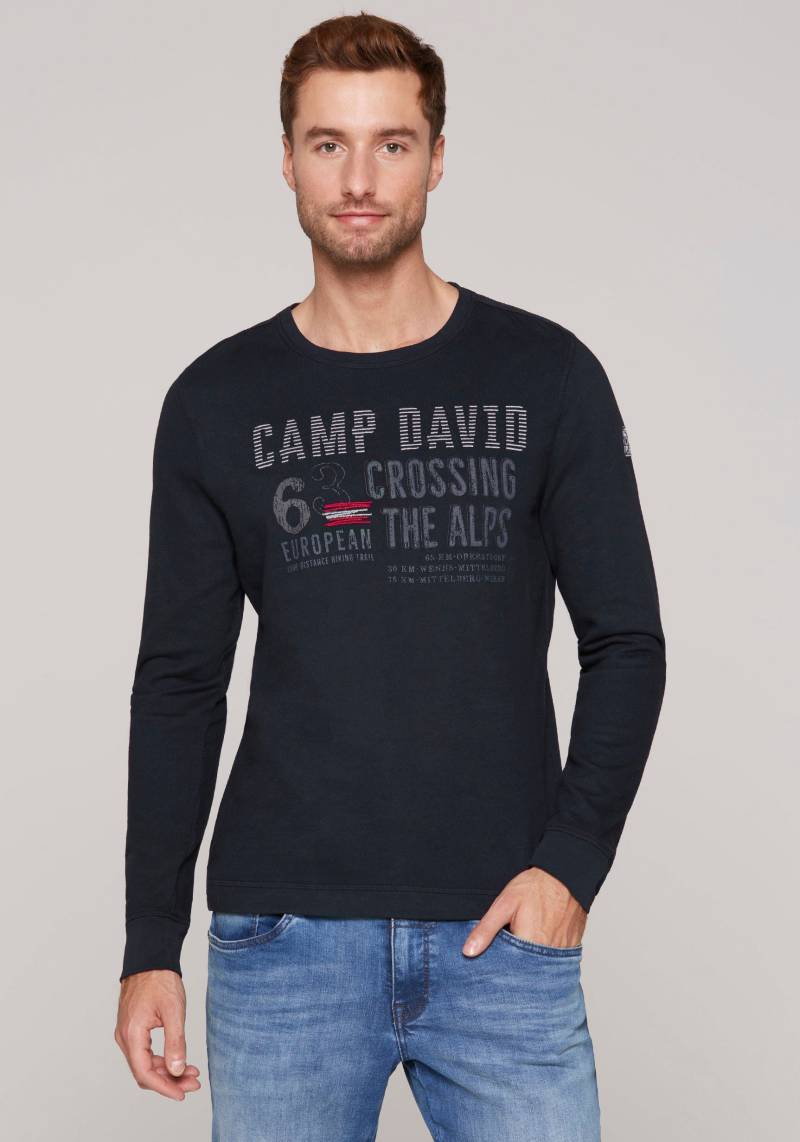 CAMP DAVID Sweatshirt, mit Prints und Stickereien von CAMP DAVID