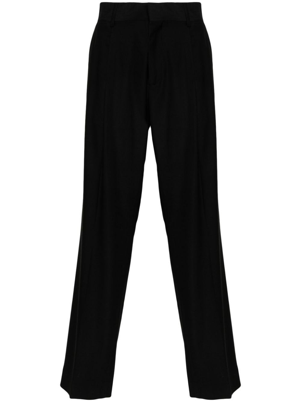 CANAKU mid-rise straight-leg trousers - Black von CANAKU