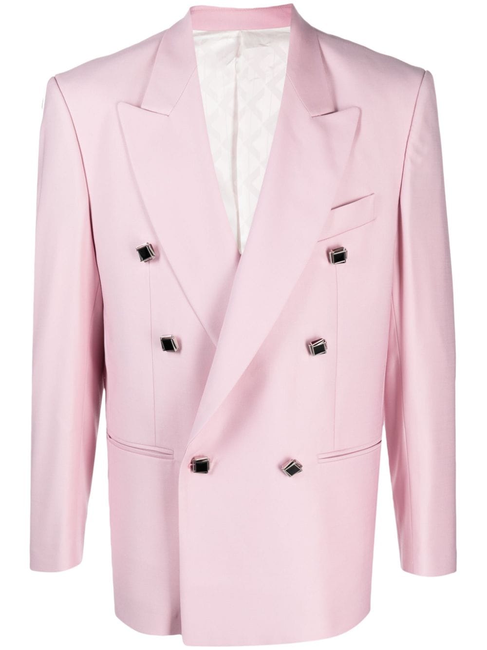 CANAKU peak-lapel double-breasted blazer - Pink von CANAKU