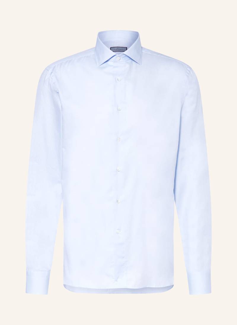 Canali Hemd Slim Fit blau von CANALI