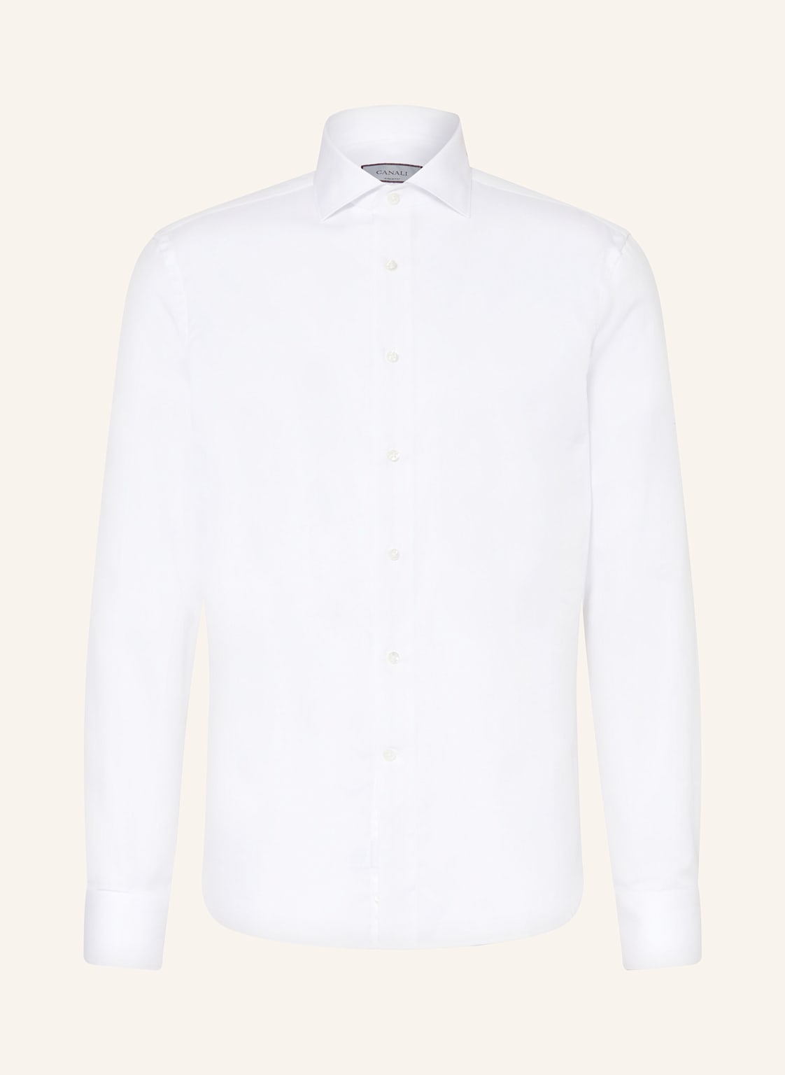 Canali Hemd Slim Fit weiss von CANALI