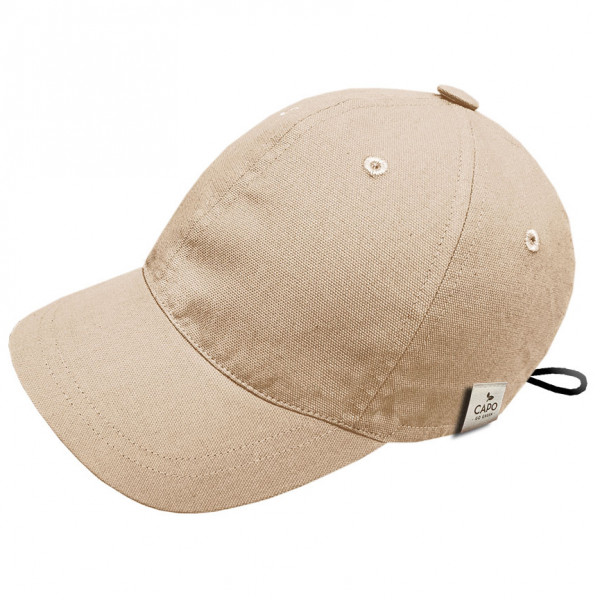 CAPO - Canvas Baseball Cap - Cap Gr L/XL beige von CAPO