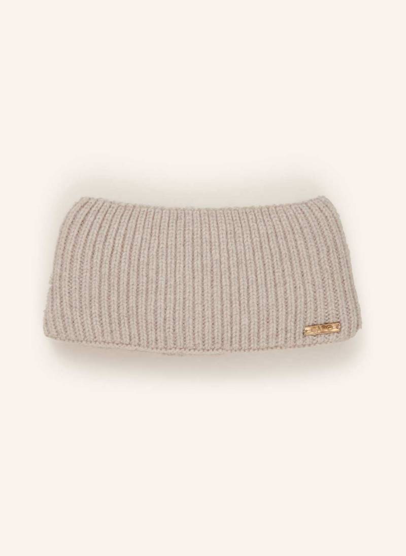 Capo Stirnband Aus Cashmere beige von CAPO