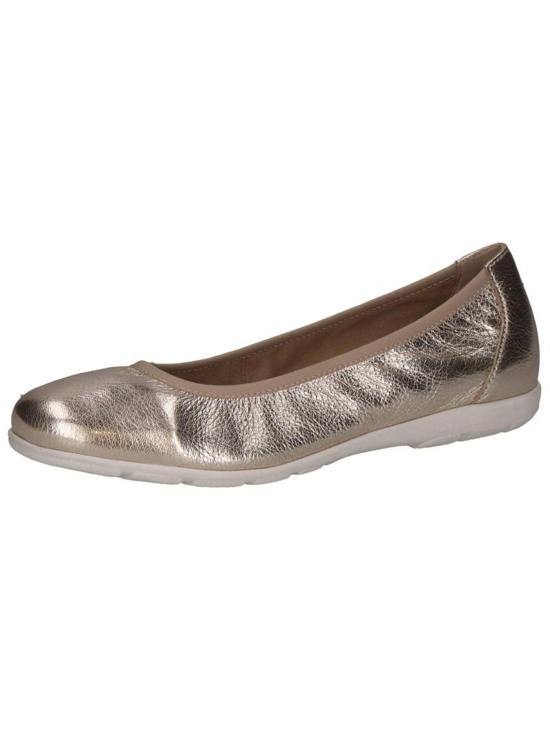 Ballerinas 9-9-22150-42 Damen Gold 36 von CAPRICE