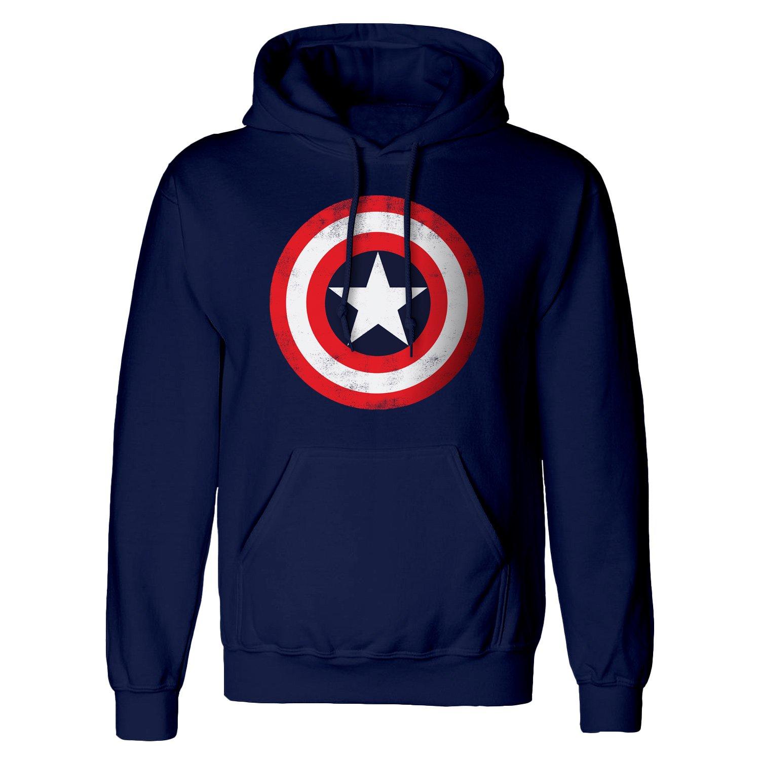 CAPTAIN AMERICA - Shield Hoodie, für Damen, Marine, Größe XL von CAPTAIN AMERICA