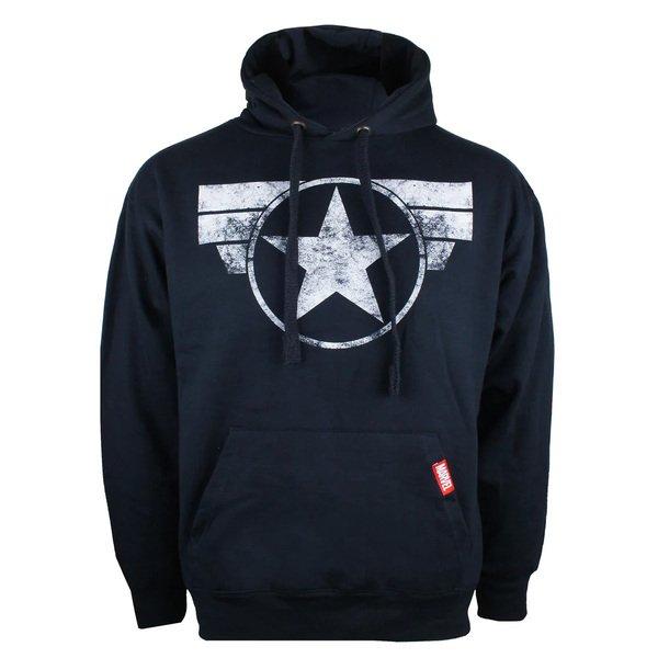 CAPTAIN AMERICA - Kapuzenpullover, für Herren, Marine, Größe XL von CAPTAIN AMERICA