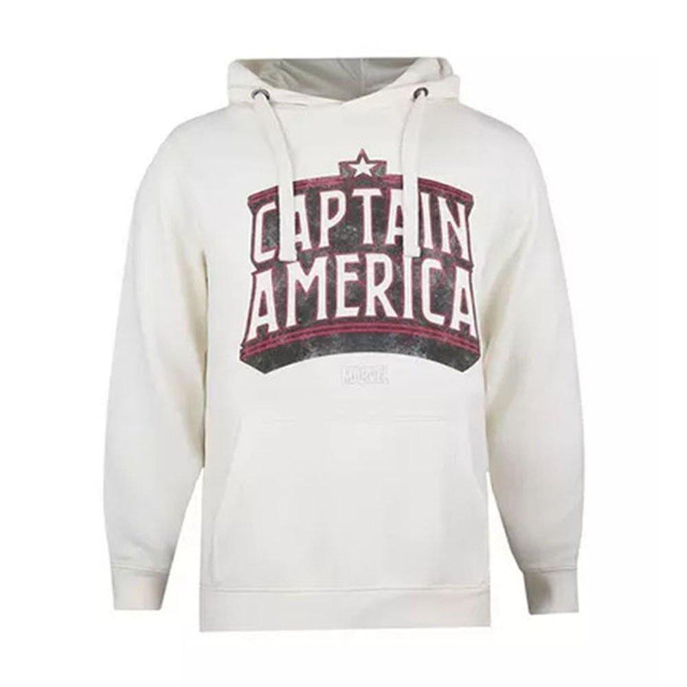 Kapuzenpullover Herren Weiss XL von CAPTAIN AMERICA