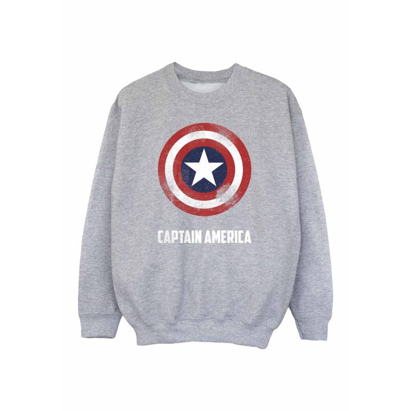 Sweatshirt Jungen Grau 152-158 von CAPTAIN AMERICA