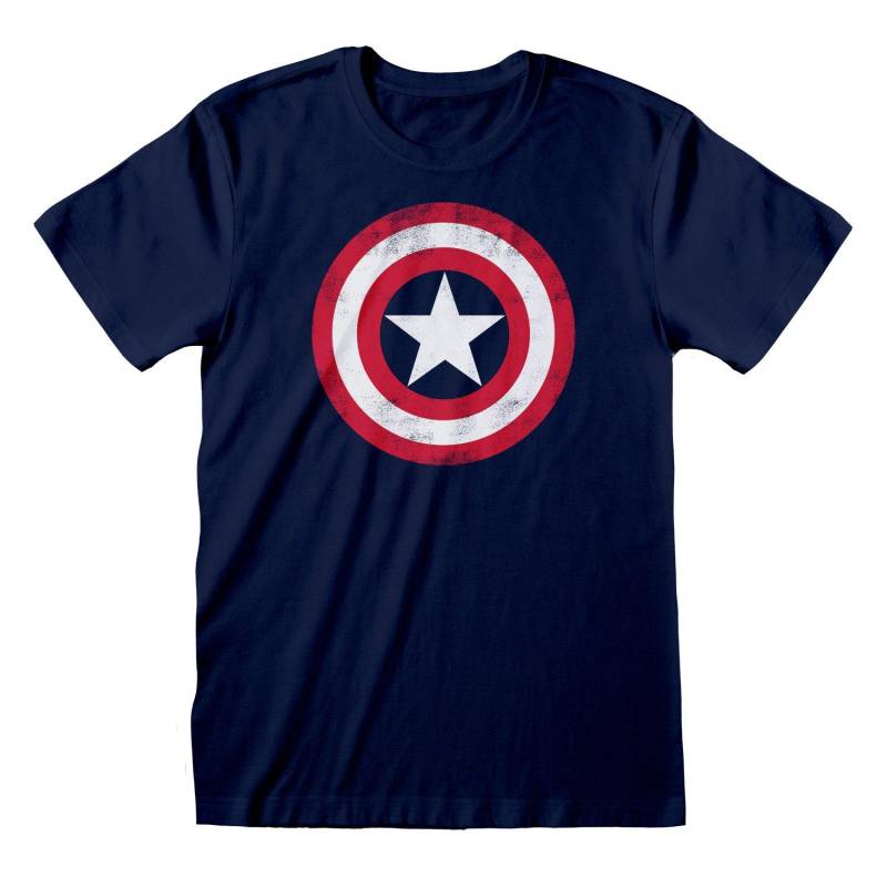 Tshirt Damen Marine L von CAPTAIN AMERICA