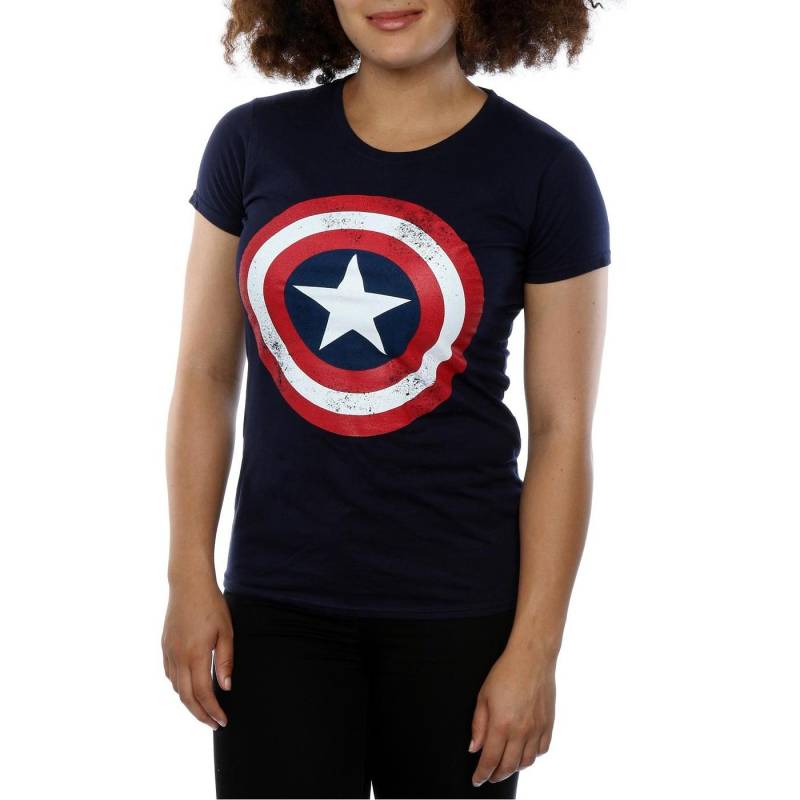 Tshirt Damen Marine S von CAPTAIN AMERICA