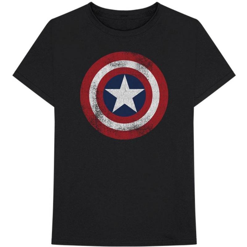 Tshirt Damen Schwarz M von CAPTAIN AMERICA