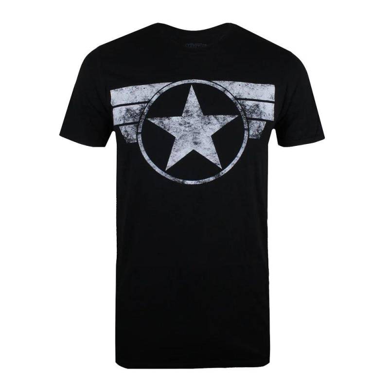 Tshirt Herren Schwarz M von CAPTAIN AMERICA