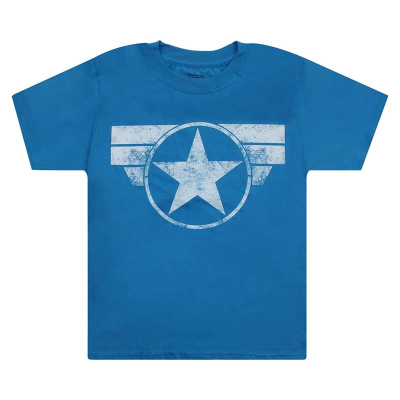 Tshirt Jungen Blau 134 von CAPTAIN AMERICA