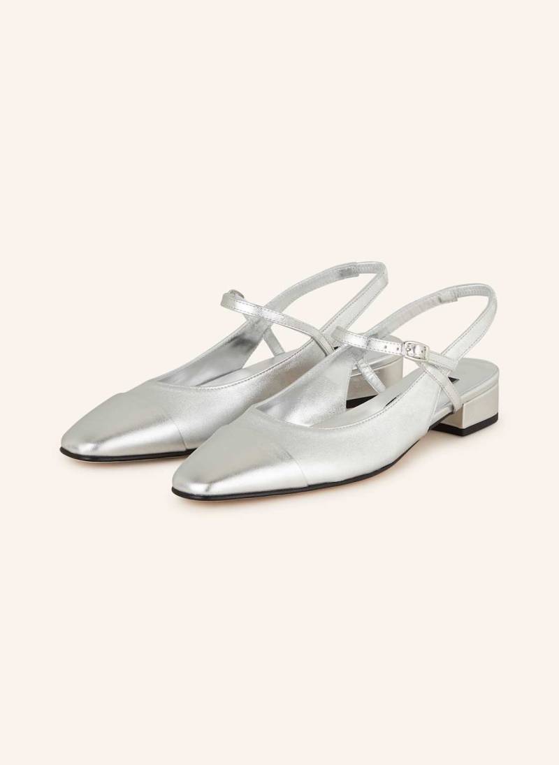 Carel Slingpumps Oceano silber von CAREL