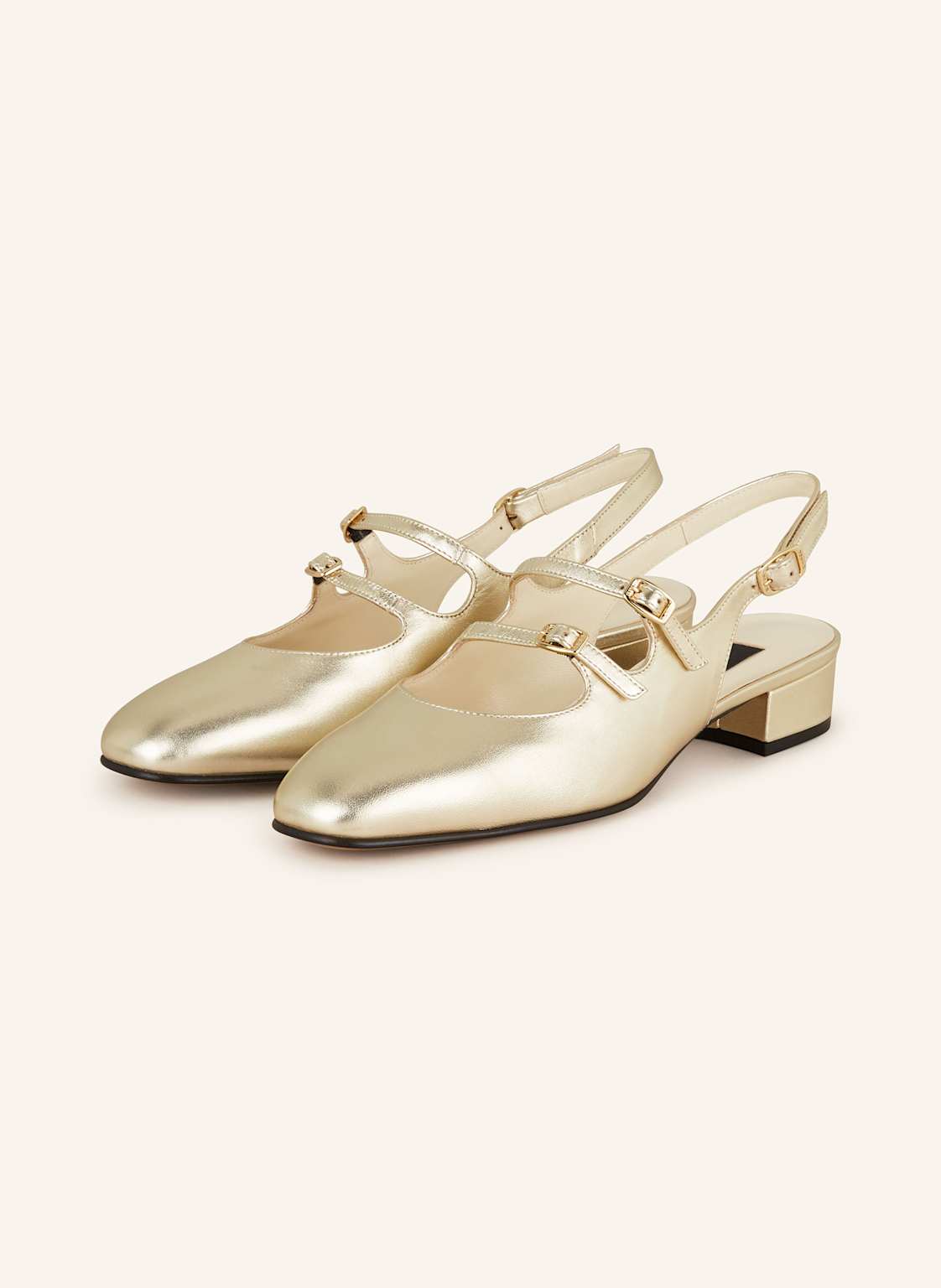 Carel Slingpumps Peche gold von CAREL