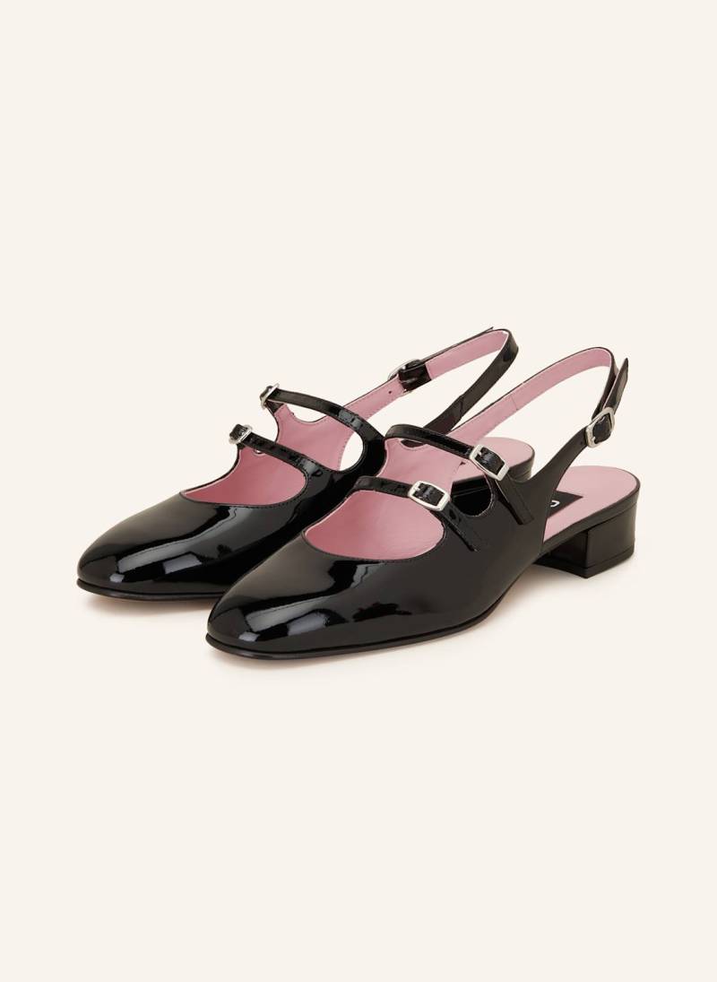 Carel Slingpumps Peche schwarz von CAREL