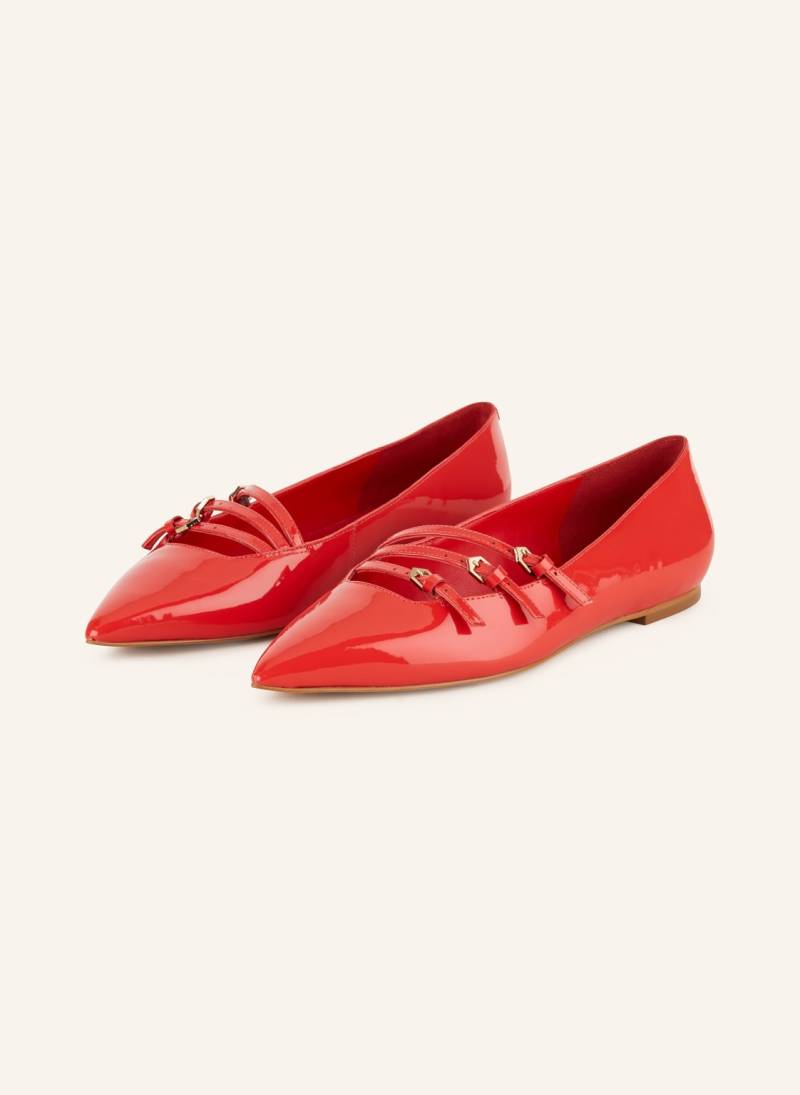 Carrano Mary-Jane-Ballerinas rot von CARRANO